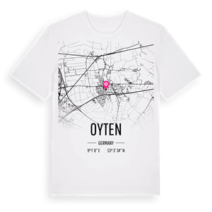Oyten karta t-shirt – ekologisk bomull t-shirt från Pinshirt