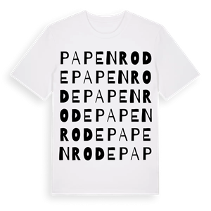 Papenrode ordlek t-shirt – ekologisk bomull t-shirt från Pinshirt