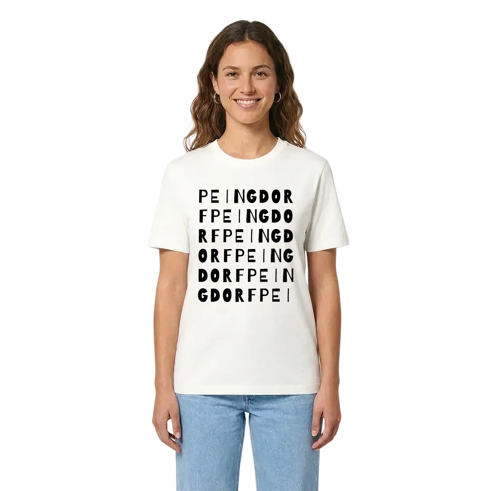 Peingdorf ordlek t-shirt – White, i miljö