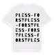 Pless-Forst ordlek t-shirt