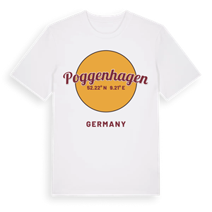 Poggenhagen cirkel t-shirt – ekologisk bomull t-shirt från Pinshirt