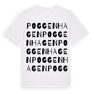 Poggenhagen ordlek t-shirt – ekologisk bomull t-shirt från Pinshirt
