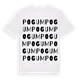 Pogum ordlek t-shirt