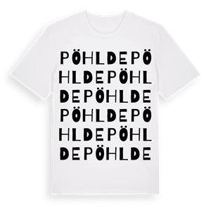 Pöhlde ordlek t-shirt – ekologisk bomull t-shirt från Pinshirt