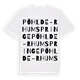 Pöhlde-Rhumspringe ordlek t-shirt