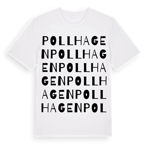 Pollhagen ordlek t-shirt – ekologisk bomull t-shirt från Pinshirt