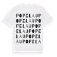 Popelau ordlek t-shirt