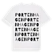 Portenhagen ordlek t-shirt