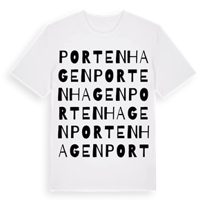 Portenhagen ordlek t-shirt – ekologisk bomull t-shirt från Pinshirt
