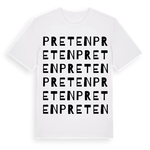 Preten ordlek t-shirt – ekologisk bomull t-shirt från Pinshirt