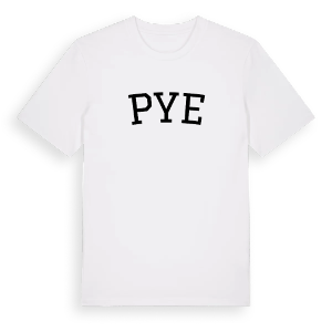 Pye böjd t-shirt – ekologisk bomull t-shirt från Pinshirt