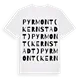 Pyrmont (Kernstadt) ordlek t-shirt