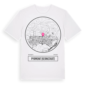 Pyrmont (Kernstadt) t-shirt – ekologisk bomull t-shirt från Pinshirt