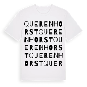 Querenhorst ordlek t-shirt – ekologisk bomull t-shirt från Pinshirt