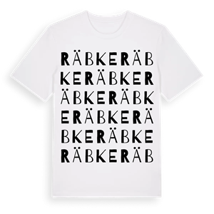 Räbke ordlek t-shirt – ekologisk bomull t-shirt från Pinshirt