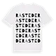 Rastede ordlek t-shirt