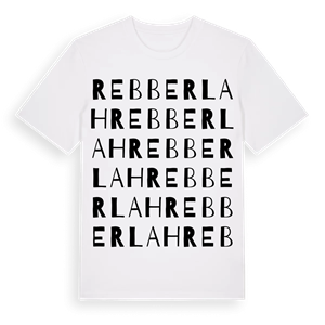 Rebberlah ordlek t-shirt – ekologisk bomull t-shirt från Pinshirt