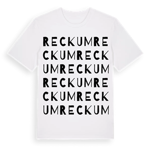 Reckum ordlek t-shirt – ekologisk bomull t-shirt från Pinshirt