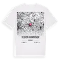 Region Hannover karta t-shirt
