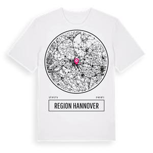 Region Hannover t-shirt – ekologisk bomull t-shirt från Pinshirt