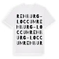 Rehburg-Loccum ordlek t-shirt