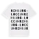 Rehburg-Loccum ordlek t-shirt
