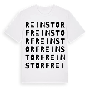 Reinstorf ordlek t-shirt – ekologisk bomull t-shirt från Pinshirt