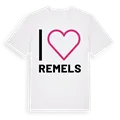 Jag älskar Remels t-shirt stort tryck