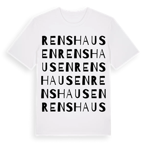 Renshausen ordlek t-shirt – ekologisk bomull t-shirt från Pinshirt