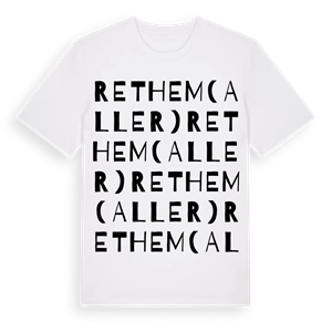 Rethem (Aller) ordlek t-shirt – ekologisk bomull t-shirt från Pinshirt