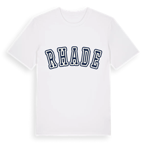 Rhade college t-shirt – ekologisk bomull t-shirt från Pinshirt