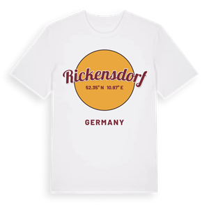 Rickensdorf cirkel t-shirt – ekologisk bomull t-shirt från Pinshirt