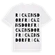 Rickensdorf ordlek t-shirt