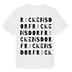 Rickensdorf ordlek t-shirt – ekologisk bomull t-shirt från Pinshirt