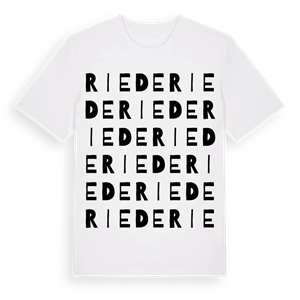 Riede ordlek t-shirt – ekologisk bomull t-shirt från Pinshirt