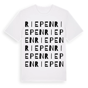 Riepen ordlek t-shirt – ekologisk bomull t-shirt från Pinshirt
