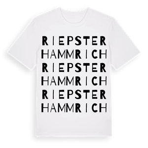 Riepsterhammrich ordlek t-shirt – ekologisk bomull t-shirt från Pinshirt
