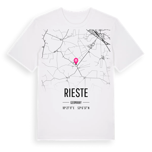 Rieste karta t-shirt – ekologisk bomull t-shirt från Pinshirt