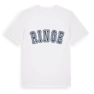 Ringe college t-shirt – ekologisk bomull t-shirt från Pinshirt