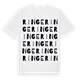 Ringe ordlek t-shirt