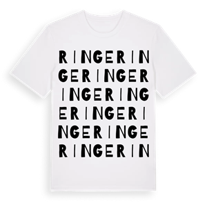 Ringe ordlek t-shirt – ekologisk bomull t-shirt från Pinshirt