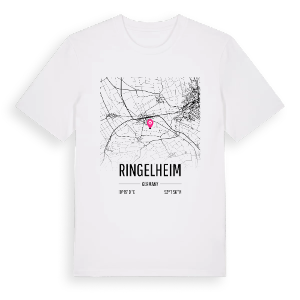 Ringelheim karta t-shirt – ekologisk bomull t-shirt från Pinshirt
