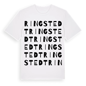 Ringstedt ordlek t-shirt – ekologisk bomull t-shirt från Pinshirt
