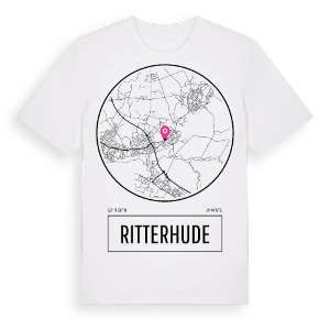 Ritterhude t-shirt – ekologisk bomull t-shirt från Pinshirt