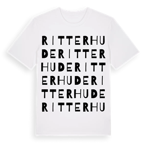 Ritterhude ordlek t-shirt – ekologisk bomull t-shirt från Pinshirt