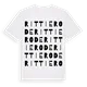 Rittierode ordlek t-shirt