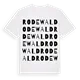 Rodewald ordlek t-shirt