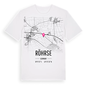 Röhrse karta t-shirt – ekologisk bomull t-shirt från Pinshirt