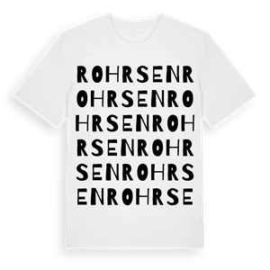 Rohrsen ordlek t-shirt – ekologisk bomull t-shirt från Pinshirt