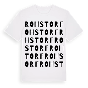 Rohstorf ordlek t-shirt – ekologisk bomull t-shirt från Pinshirt